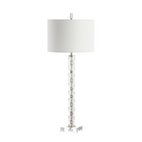 Bryce Table Lamp - Silver Leaf