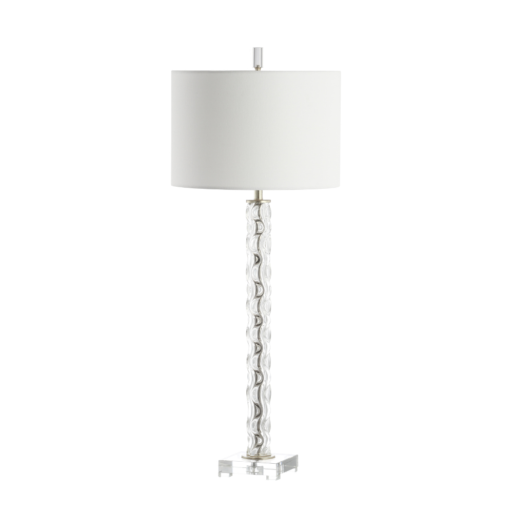 Bryce Table Lamp - Silver Leaf
