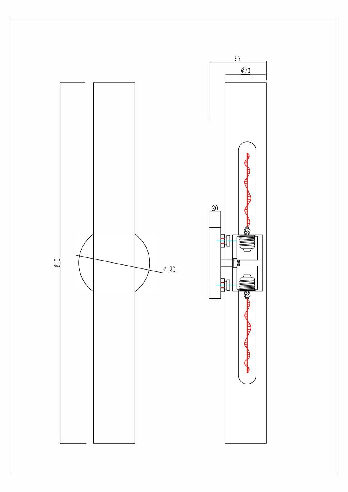 Millbrook 2 Light Wall Sconce - Black