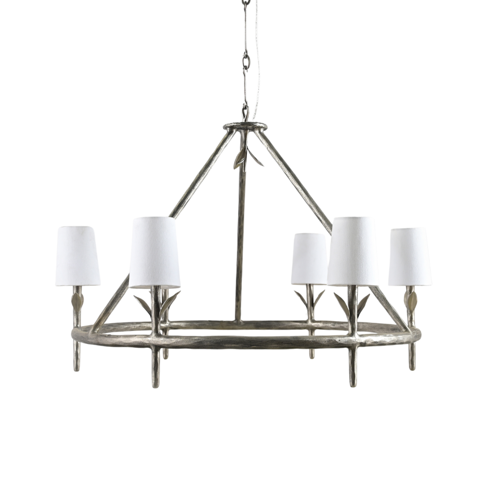 Everest Chandelier - Pewter