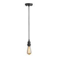 Mariana Home - Trident 1 Lt Mini Pendant - Black