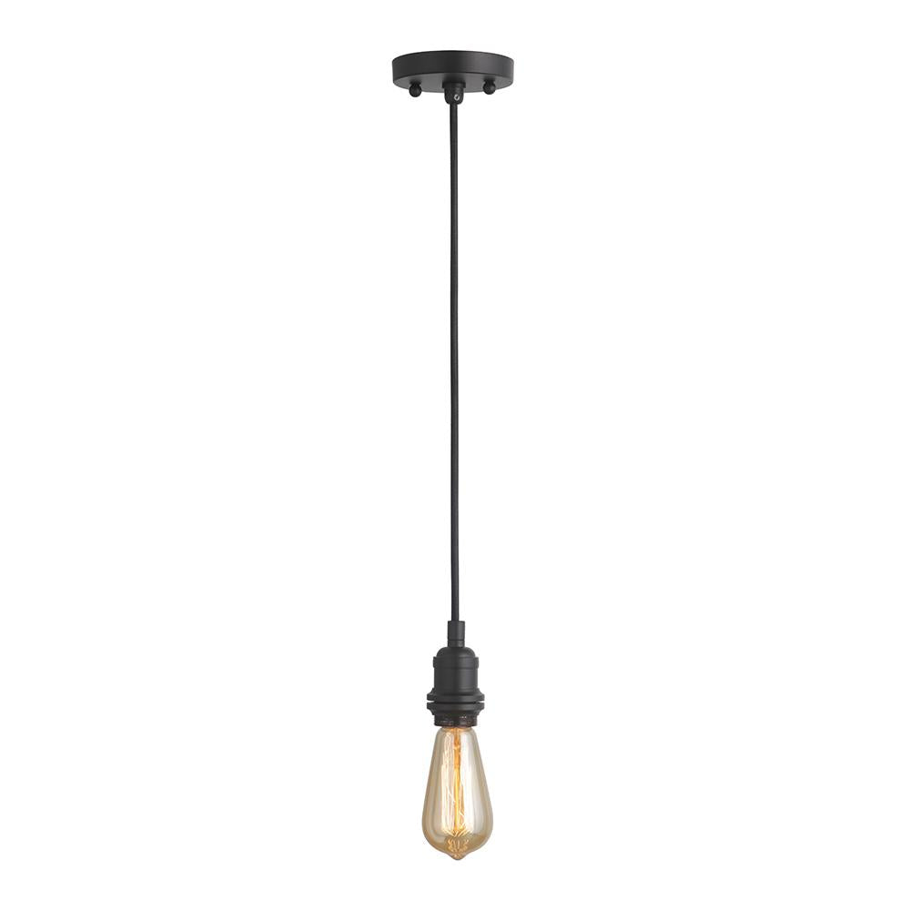 Mariana Home - Trident 1 Lt Mini Pendant - Black