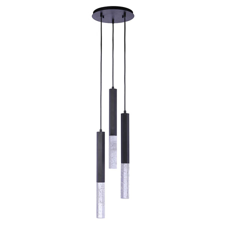 Cypress 1 Light LED Pendant - 20" - Black