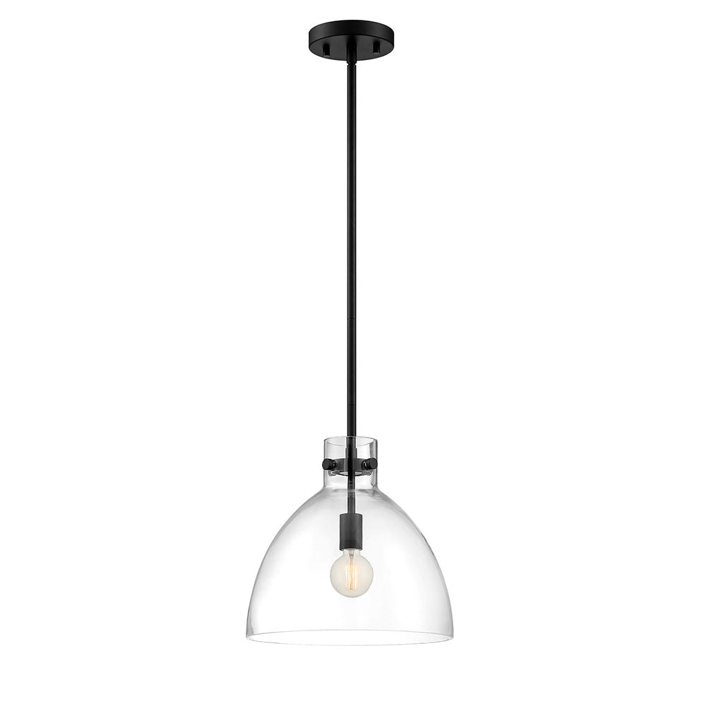 Lenox 1 Light Pendant - Black