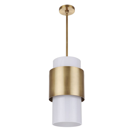 Chantilly 8 Light Pendant - Aged Brass & Acrylic