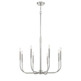 Mariana Home - Beverly 8 Lt Chandelier - Polished Nickel