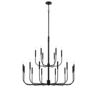 Mariana Home - Beverly 18 Lt Chandelier - Black
