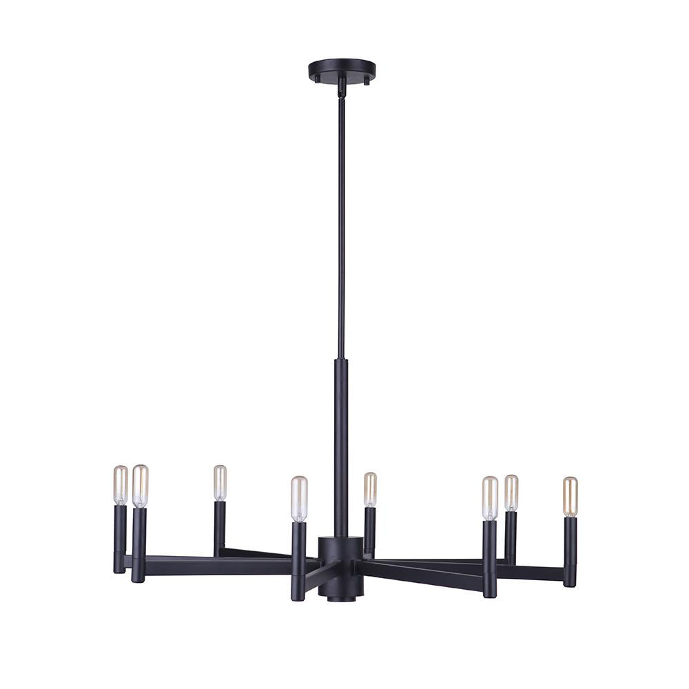 Mariana Home - Kramer 8 Lt Chandelier - Black