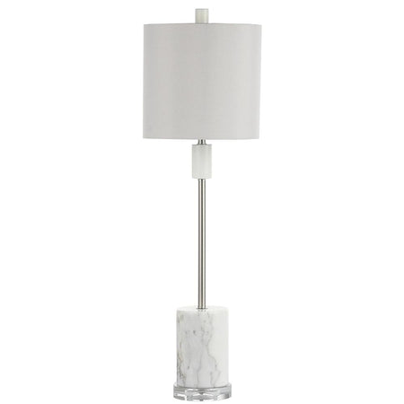 Bryce Table Lamp - Silver Leaf