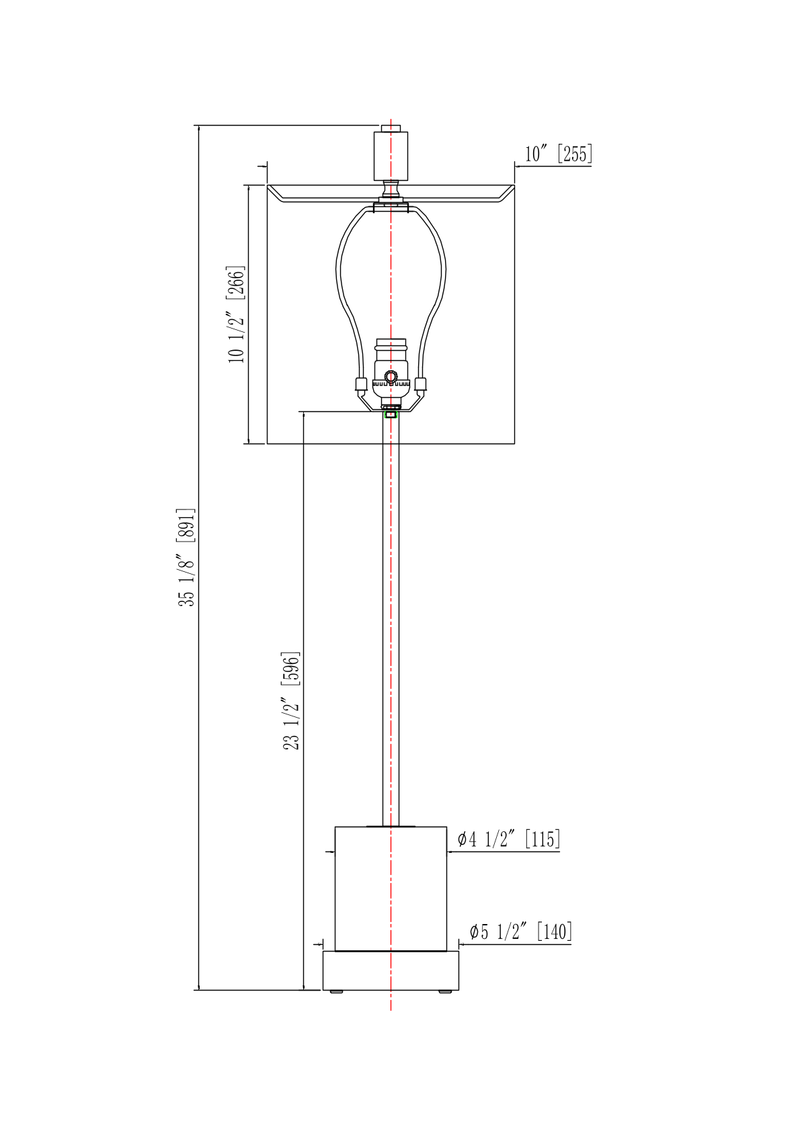 Ice Glass Buffet Lamp - Silver
