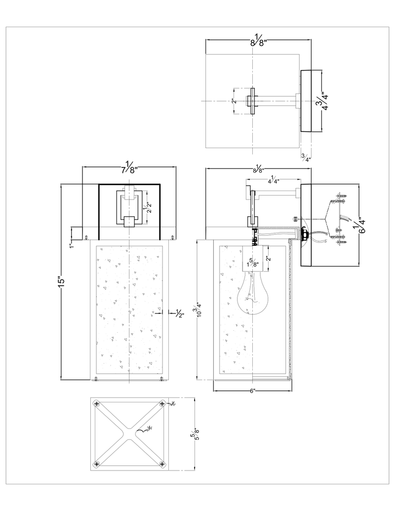 Clayton Large Outdoor Wall Lantern