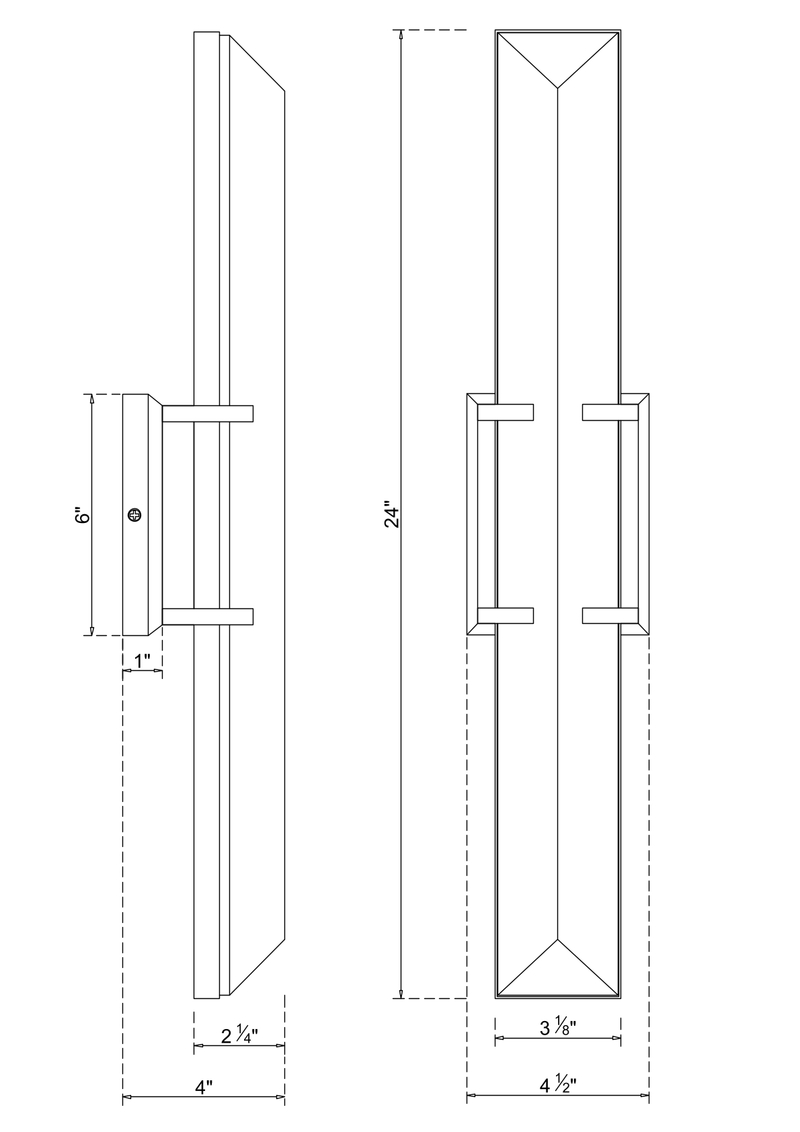 Aspen 1 Light LED Sconce
