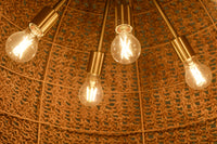 Ellna Pendant - Natural + Antique Brass