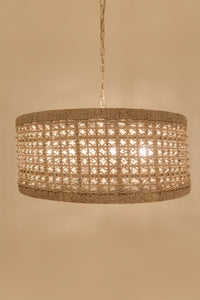 Tulia Chandelier - White Washed + White