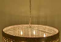 Tulia Chandelier - White Washed + White