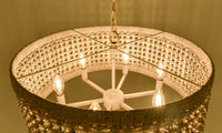 Tulia Chandelier - White Washed + White