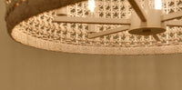 Tulia Chandelier - White Washed + White