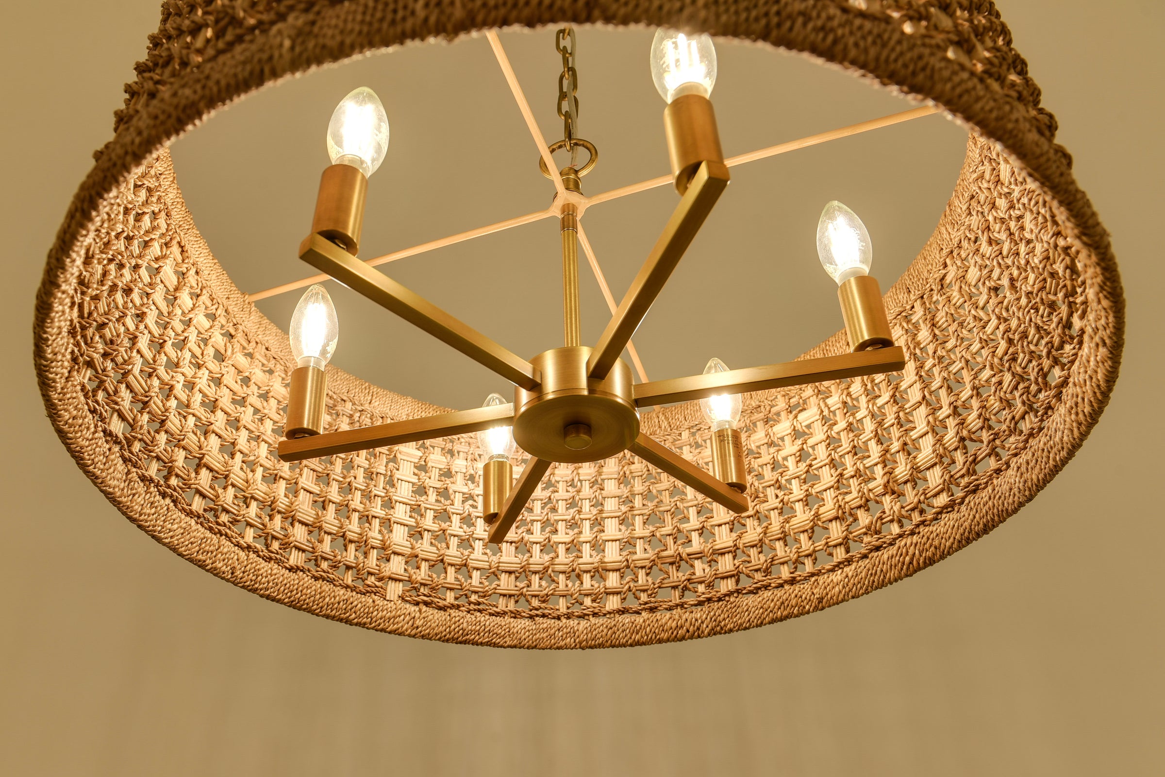 Tulia Chandelier - Natural