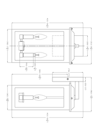 Carlisle 2 Light Outdoor Wall Mount - Black - Medium