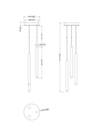 Svette 3 Light Pendant