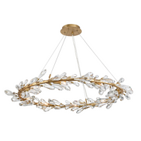 Crystal Wreath Chandelier