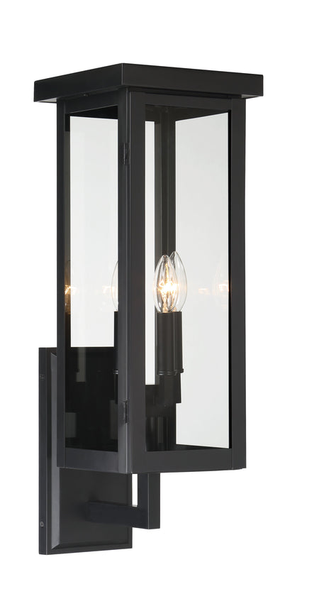 Cypress 1 Light LED Pendant - 15" - Black