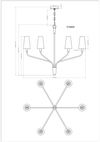 Soren 6 Light Chandelier