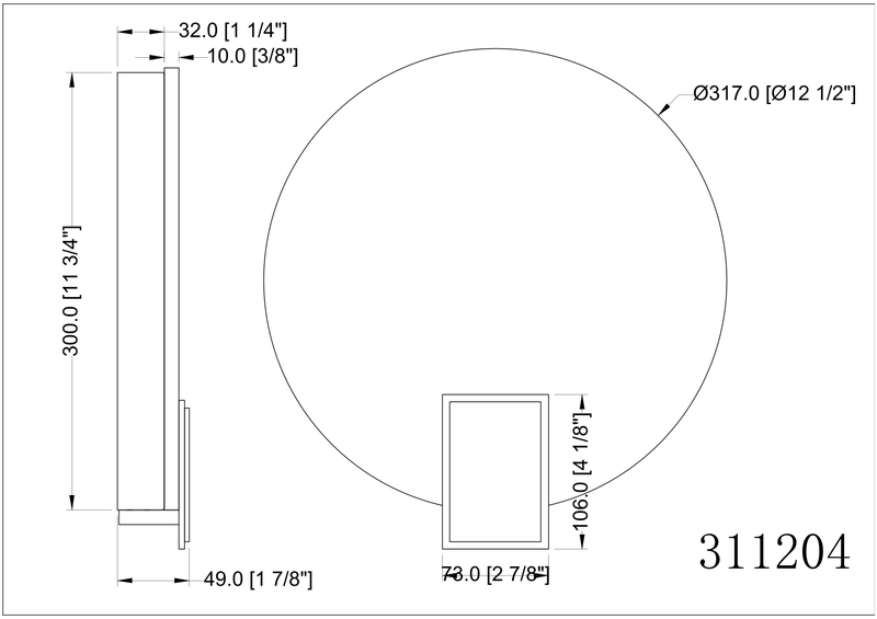 Eclipse Alabaster Disc Sconce