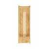 Ribbed LED Sconce - Gold Leaf