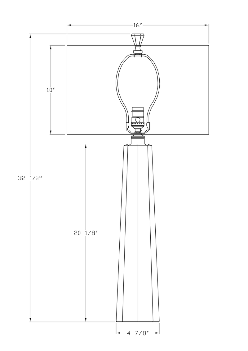 Alexis Crystal Table Lamp