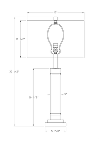 Victoria Crystal Table Lamp