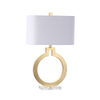Arabesque Gold Leaf Table Lamp