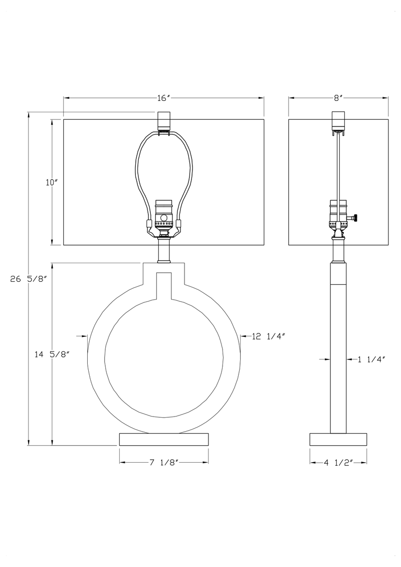 Arabesque Silver Leaf Table Lamp