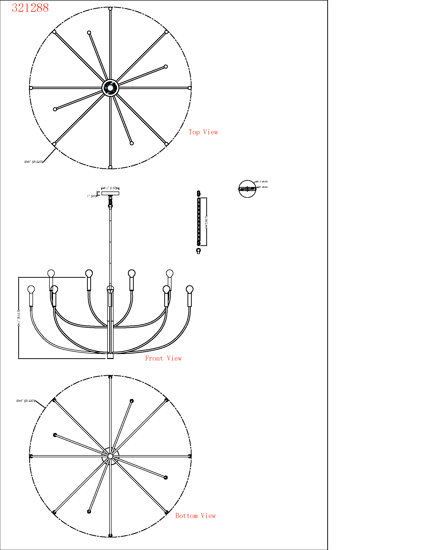 Hayden 12 Light Chandelier