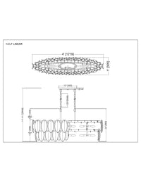 Ritzy Linear Chandelier