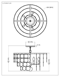 Oasis Semi Flush