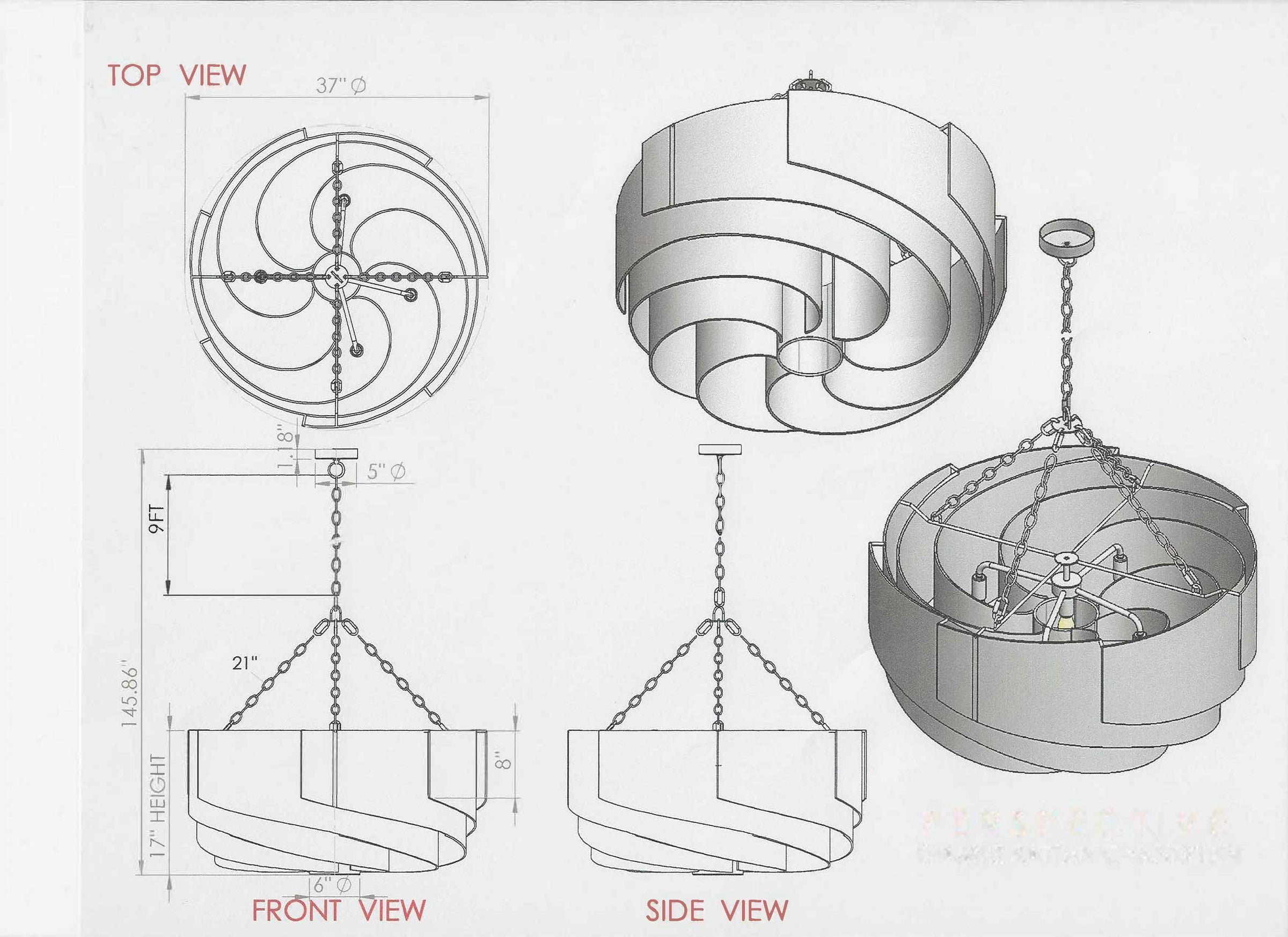 Whisp Chandelier