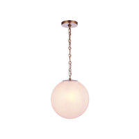 Louise Small 1 Light Pendant - Antique Brass