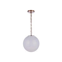 Louise Small 1 Light Pendant - Antique Brass