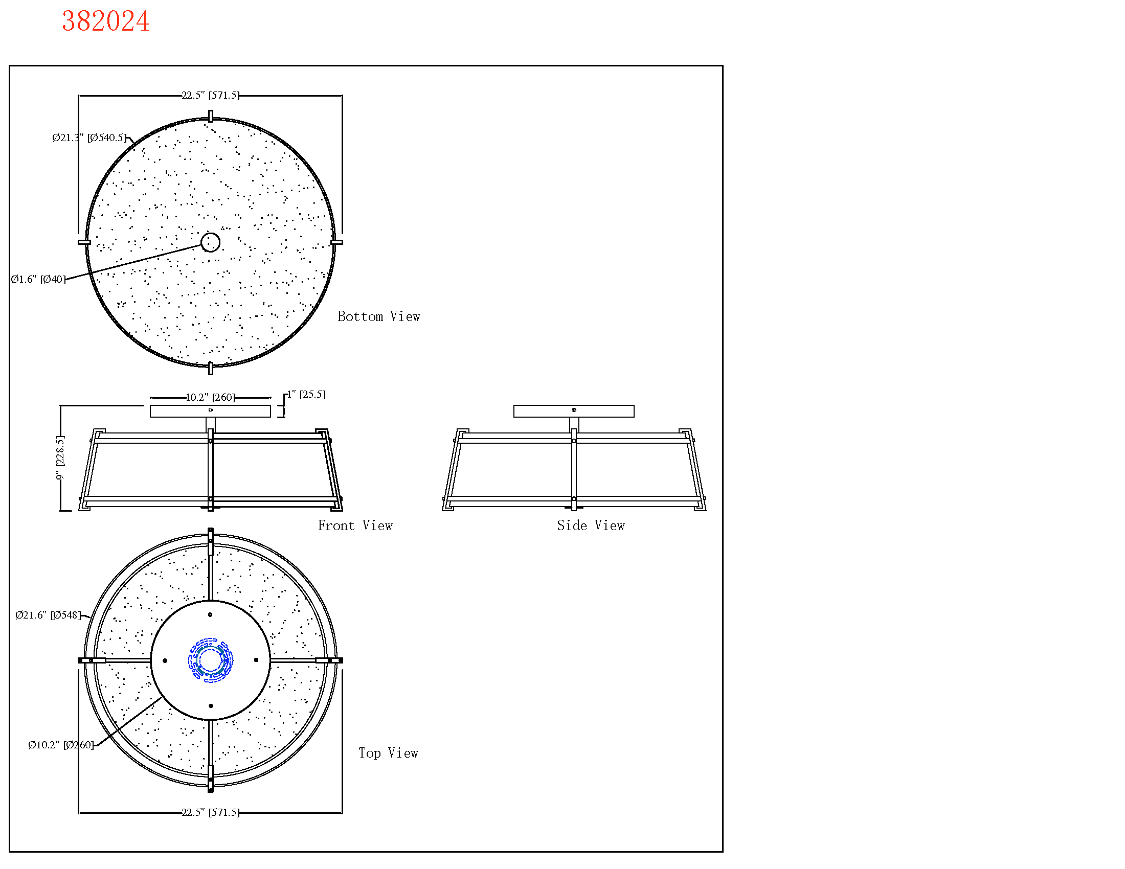 Alta Semi-Flush Mount