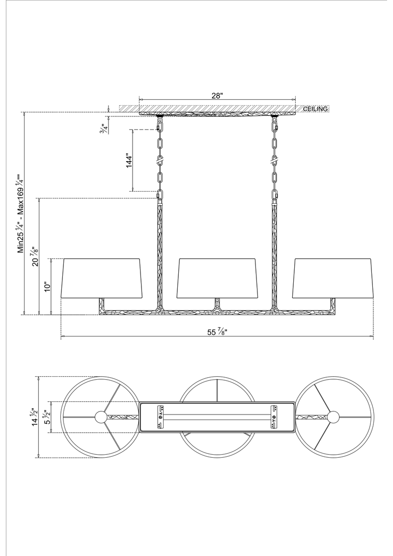 Florence Linear Chandelier