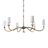 Sylvie Chandelier - Brass