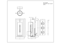 Rylee Outdoor Wall Lantern - Medium