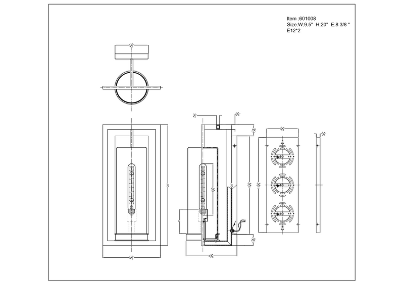 Rylee Outdoor Wall Lantern - Medium