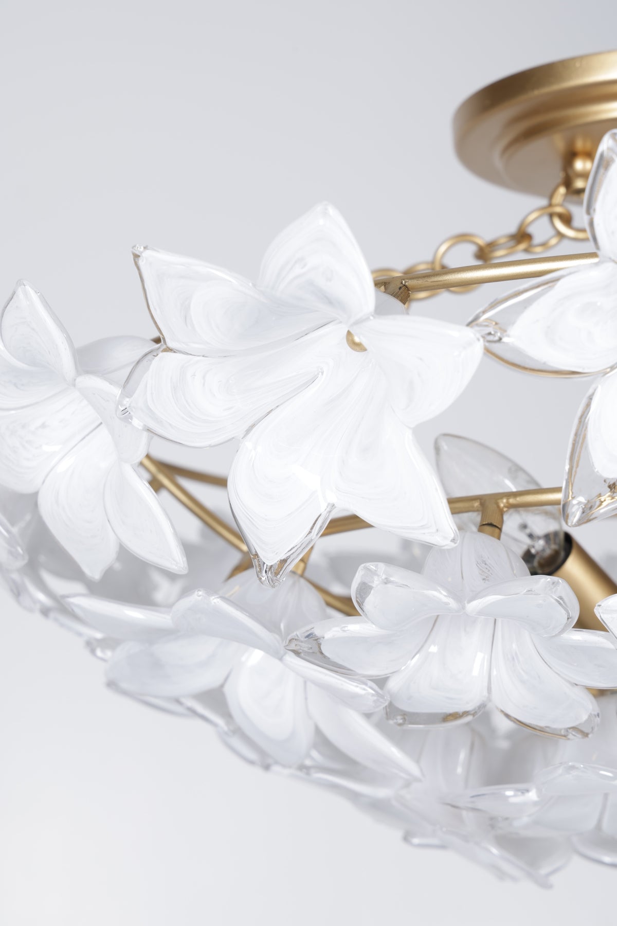 Dogwood Semi Flush - Gold