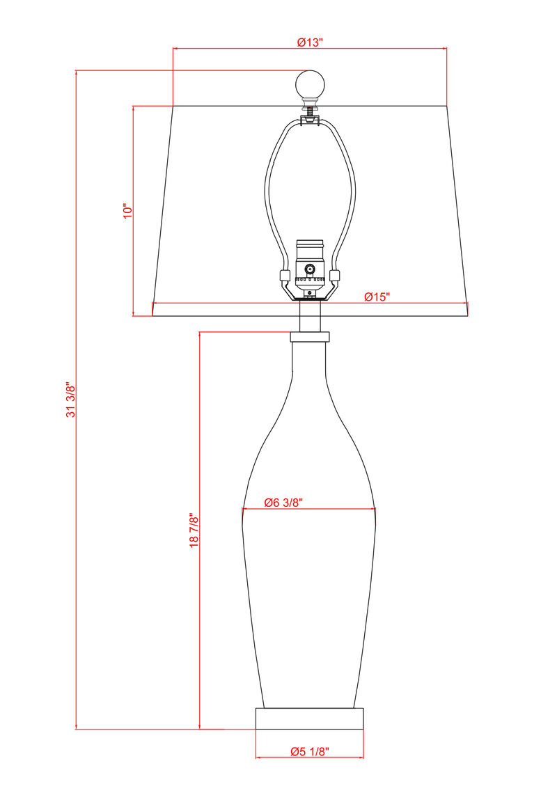 Watercolor Table Lamp