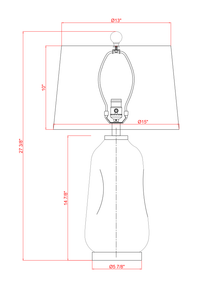 Gentle Waves Table Lamp