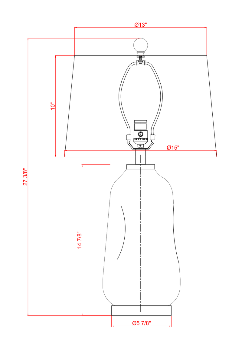 Gentle Waves Table Lamp