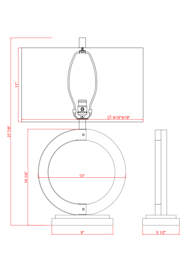 Geo Elegance Table Lamp