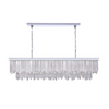 Botanical Linear Chandelier - Polished Nickel